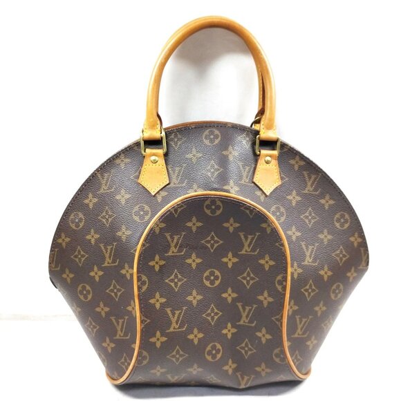 Authentic Louis Vuitton Ellipse MM Brown Monogram mn630-120625 - Picture 1 of 16